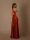 Nicoletta Bridesmaid dress NBM1020 NBM1020 RUST back