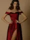 Nicoletta Bridesmaid dress NBM1025 WINE 4