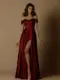 Nicoletta Bridesmaid dress NBM1025 WINE