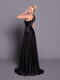 Nicoletta Bridesmaid dress NBM2003 BLACK_ back