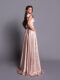 Nicoletta Bridesmaid dress NBM2003 SOFT LATTE_back
