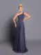 Nicoletta Bridesmaid dress NBM2016 CHARCOAL_front