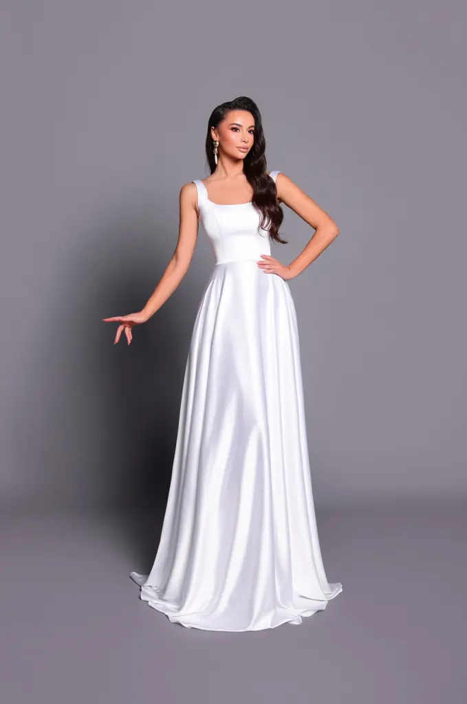 Nicoletta Bridesmaid dress NBM2018 WHITE