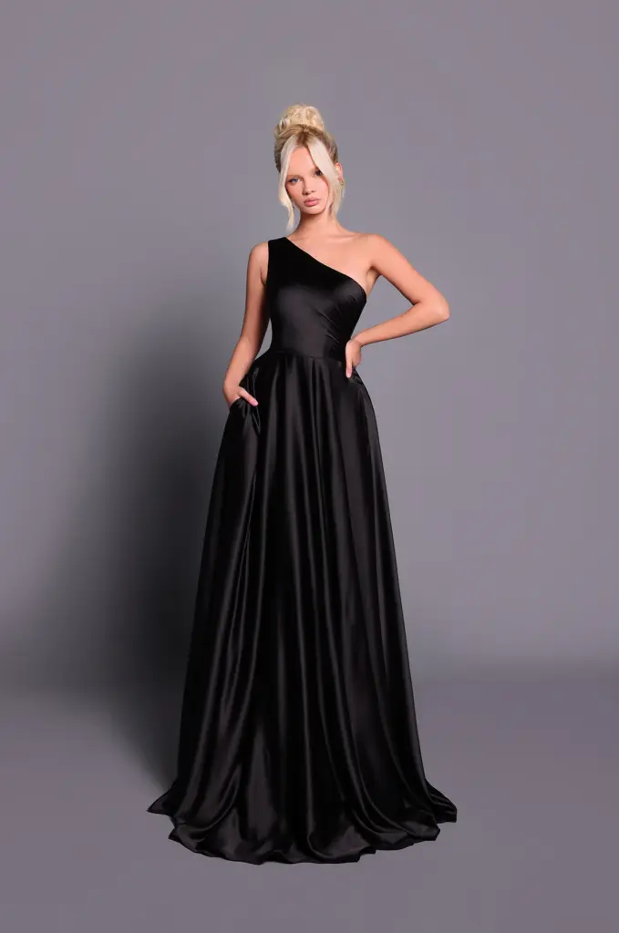 Nicoletta Bridesmaid dress NBM2023 BLACK
