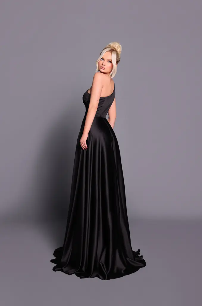 Nicoletta Bridesmaid dress NBM2023 BLACK_back