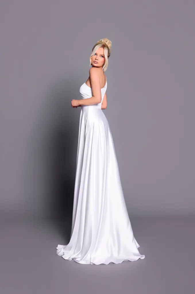 Nicoletta Bridesmaid dress NBM2023 WHITE_back