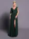 Nicoletta Bridesmaid dress NBM2024 FOREST GREEN