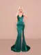 Nicoletta Bridesmaid dress NBM3012 BOTTLE GREEN_front