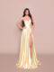 Nicoletta Bridesmaid dress NBM3019 SOFT LEMON_front