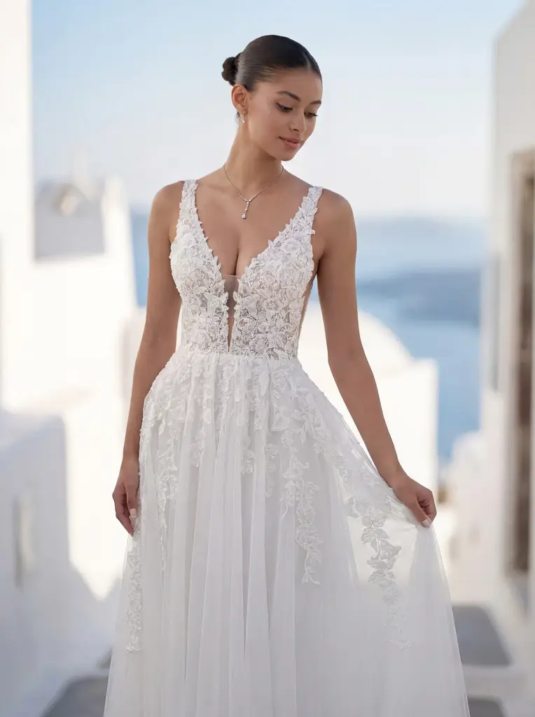 True Wedding Dress 1010096_closeup